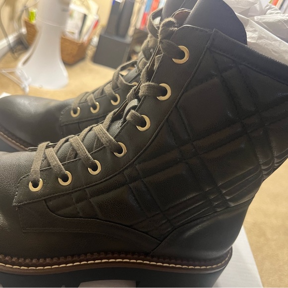 Mae Quilted Lug Sole Bootie - Picture 3 of 6